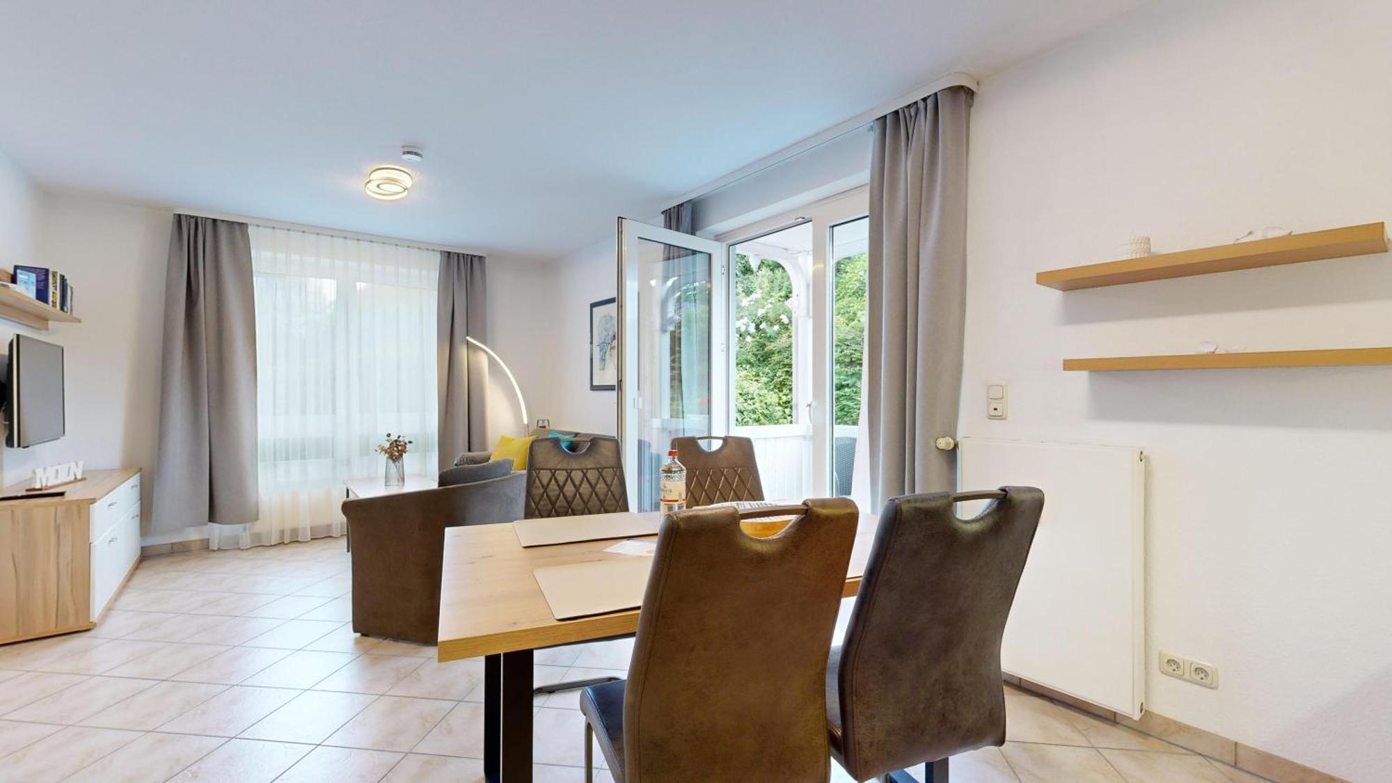 Апартаменты Apartmenthaus Binzer Sterne Haus 1 Остзебад Бинц